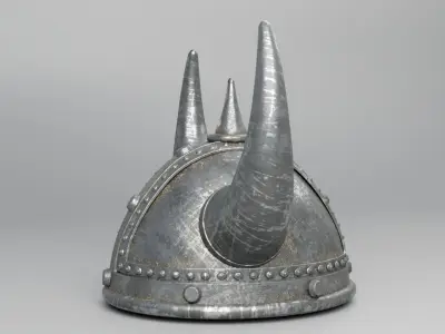 Viking helmet 3D model shop