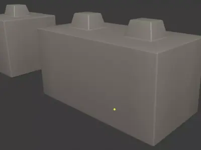 C-Block Low-poly 3D model