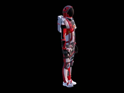 Astronaut Spacesuit Vietnam 3D model