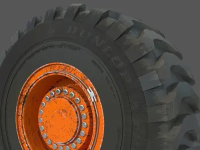 Big wheel 3D model