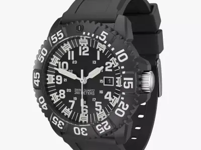 Military Watch 2 3D model