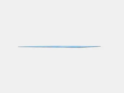 BLUE-WINGED Rye Low-poly 3D model