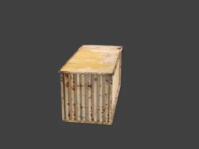Industrial Container Low-poly 3D model