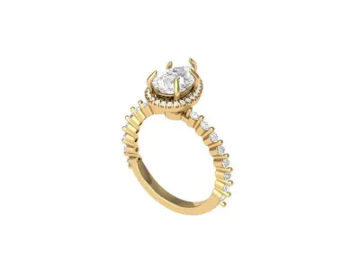 Wedding Ring  3D print model 343