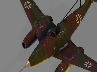 Me 262 A 1 U4 Pulkzerstorer 3D model