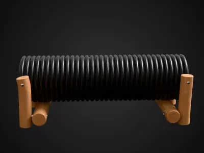 Crawl Tunnel Low-poly 3D model