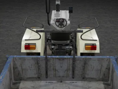 Eicher Tractor 3D model purchase