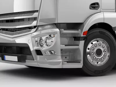 Generic Truck 6X2 van 3D model