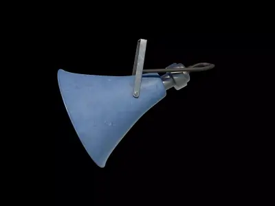 Old Military Speaker 3D model