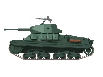 Carro Armato P40 3D model