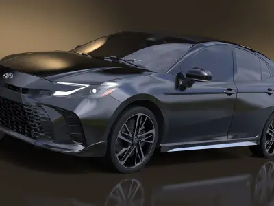 Toyota Camry Hybrid Underground Simplified 3D model