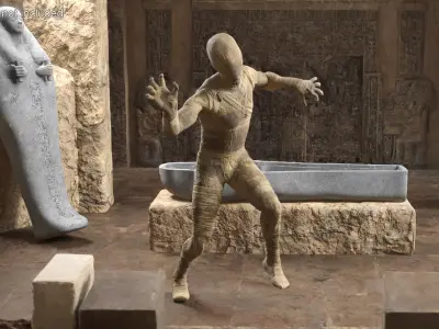 Mummy Rigged 3D model