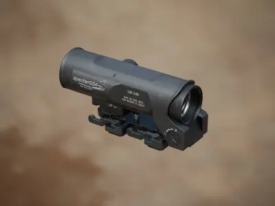 Elcan Spectre OS4x PBR Low-poly 3D model