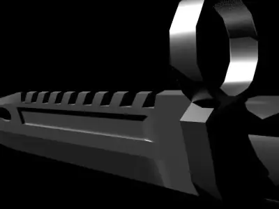 M9 Knife Model Free low-poly 3D model