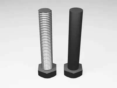 M5 Bolts Nuts Washers Pack 3D Models for Printing 3D model