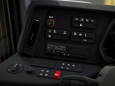 Mercedes Benz Travego Cockpit 3D model