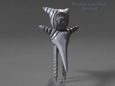 IQ  Robot 3D Model  Free 3D print model