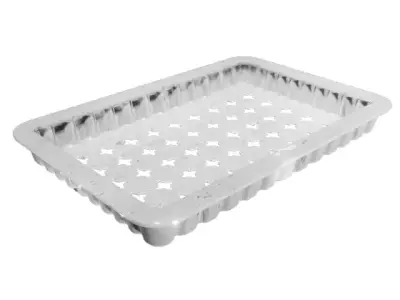 Spectacular Aluminium Tray Low-poly 3D model