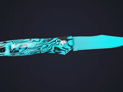 Combat Knife  Low-poly 3D model buy