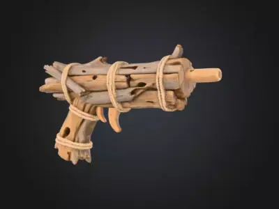 Driftwood Drencher Low-poly 3D model