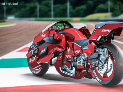  Futuristic Racing Motorbike Concept 