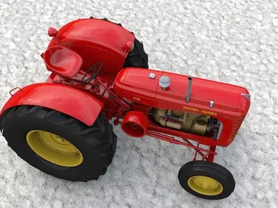 Massey Harris 555 1958 3D model