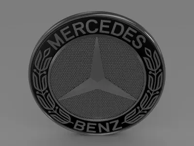 Mercedes-Benz logo 3D model
