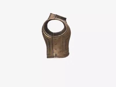 Ancient Armor Marmes 3D Model Game Ready PBR Low Poly Low-poly 3D model
