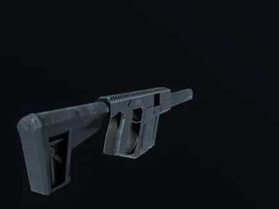 KRISS VECTOR Free low-poly 3D model