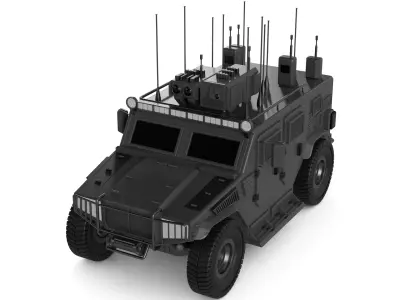 Military JLTV 3D model from CGTrader - PBR