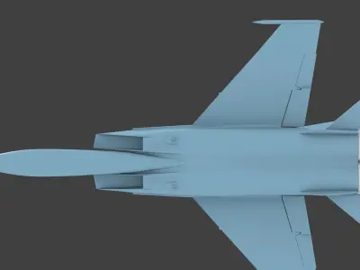 mig-25 foxbat 3D print model