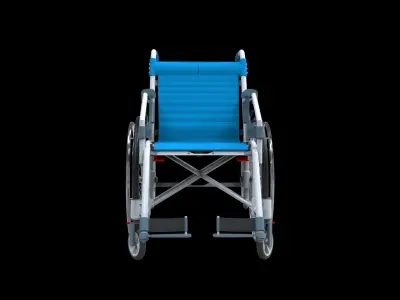 Wheelchair 3d model patient emergency  3D model