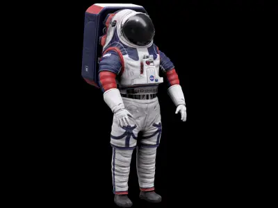 NASA 2024 xEMU Moon Spacesuit 3D model