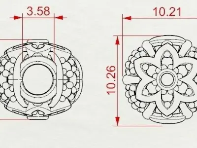 Pasante charm Joyeria 3D model