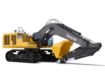 Excavator Deere 870G 3D model