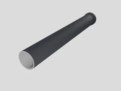 Cast iron pipes VChShG highpoly 3D model