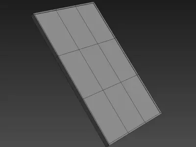 Solar panel 3D model by xpress3d