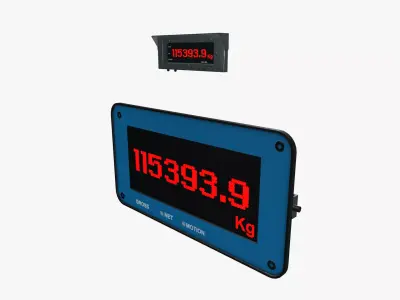 Weight display 3D model