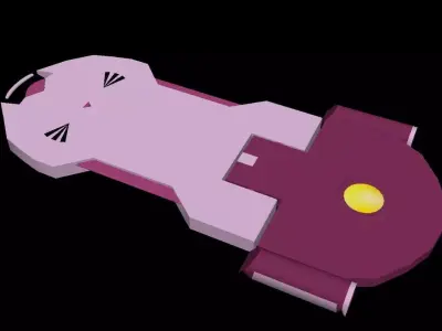 Code Lyoko Overboard Free low-poly 3D model