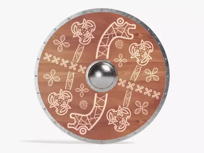 -Viking Shield V1- 3D model