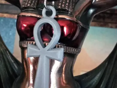 Ankh Cross Necklace 3D print model