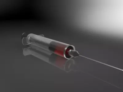 syringe 3D 3D model
