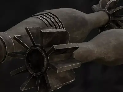 Mortar Round Free 3D model