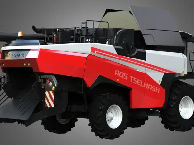 Rostselmash - RSM 161 Harvester Combine  3D model