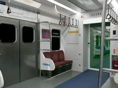 Korea Subway 3D model 3D model