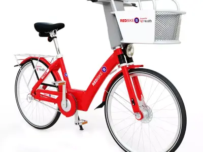 Cincinnati Red Bike BCycle 3D model