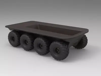 Argo platform 8x8 3D model