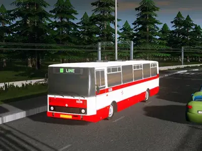 Karosa B732 Low-poly 3D model