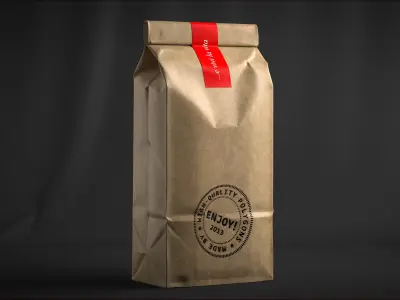 Coffee Packaging Type B 3D model