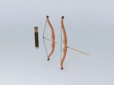 ARGONAUTS bow and arrow 3D model